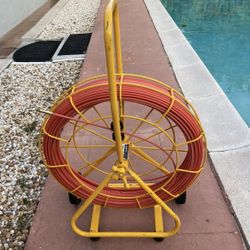 Jameson  Fiberglass  400ft 1/4 Cable Fishing  Duct Rodder 