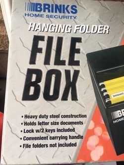 Safety box with keys new