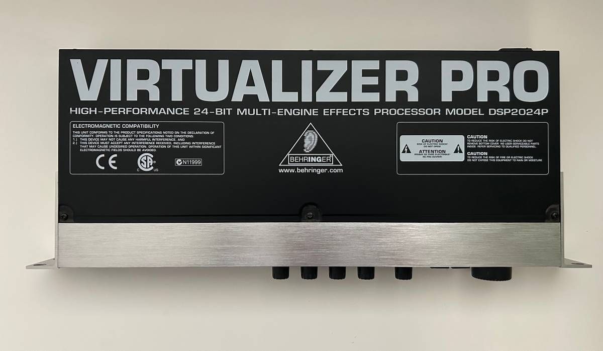 Behringer DSP2024P Virtualizer Pro 24 Bit Multi-Engine Effects Processor - Rack Mountable