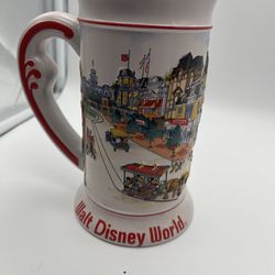 Vintage Walt Disney World Stein Beer Collectible Mug 3D