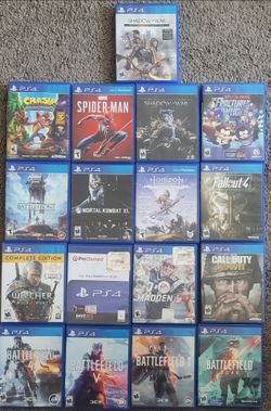17 Sony PlayStation 4 PS4 Video Games Bundle