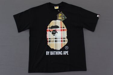 Bape Burberry T-Shirt Size Large
