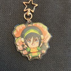 Toph Avatar Reversible Keychain