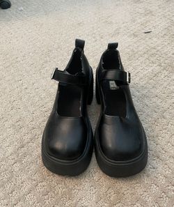 Mary Jane Black Heels