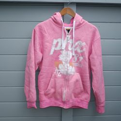 Vintage Women Pink Hoodie  Size M