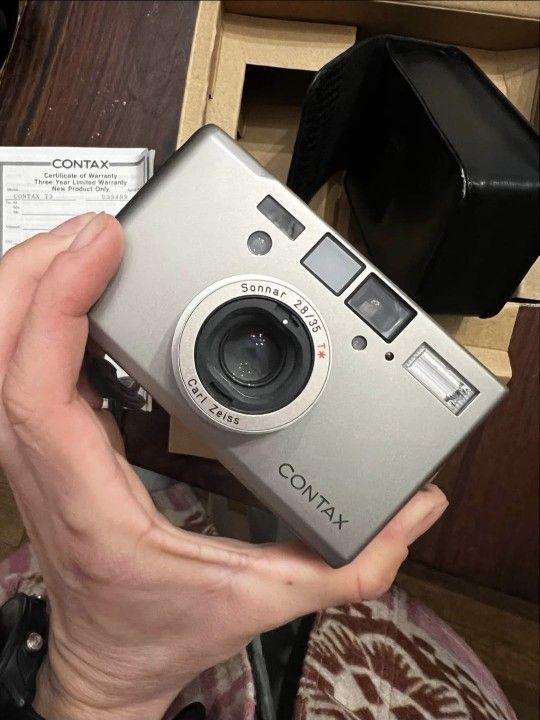 Contax t3 point and shoot 35mm