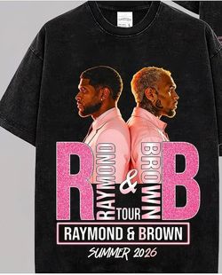 Brand New!!! Chris brown and Usher tour2026  shirts