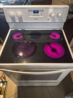 Whirlpool White Electric Range Stove