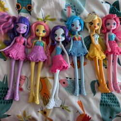 Equestria Girls - 6 Dolls