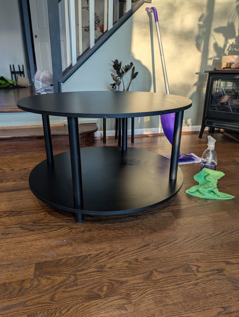 Round Modern Industrial Table