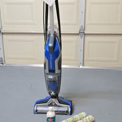 Bissell Crosswave Pet Pro Premier All in One Wet Dry Vacuum Cleaner and Mop for Hard floors and Area Rugs