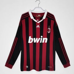 Ac Milan 2008/2009 Home Jersey Ronaldinho 80 Small Men’s(All Sizes Available)