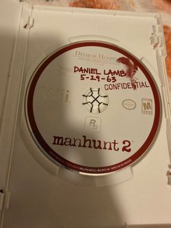 Manhunt 2 nintendo wii (READ DESCRIPTION)