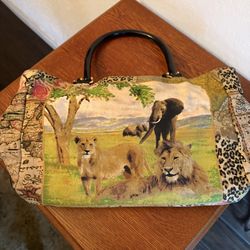 Bueno Canvas Safari Jungle Handbag