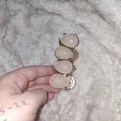 Coppertone Pale Pink Stoned Bracelet