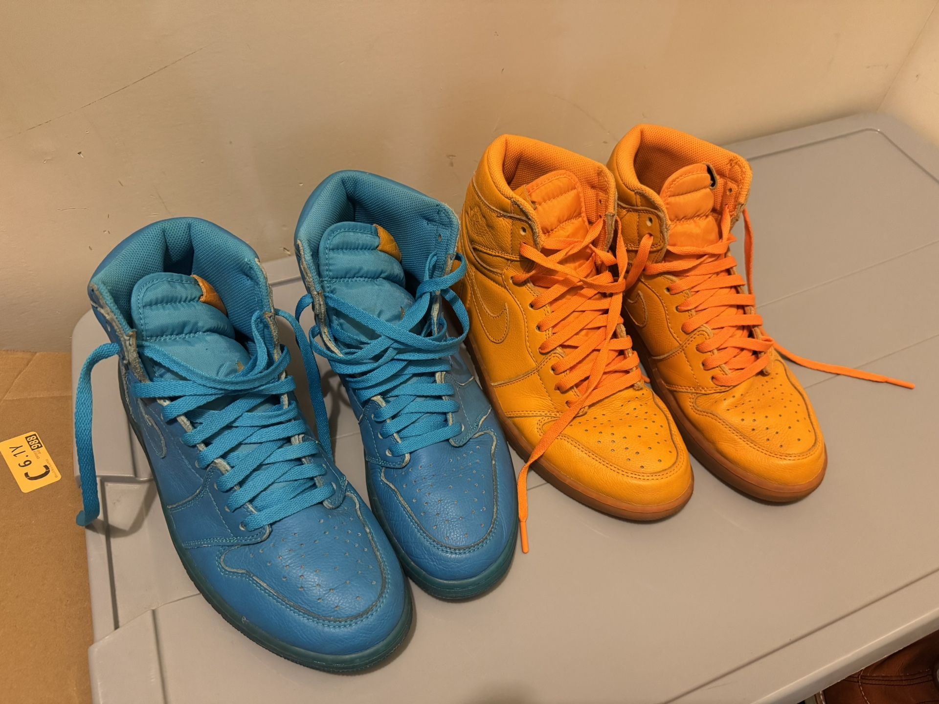 Nike Air Jordan 1 Retro High Gatorade 10.5 (Bundle)