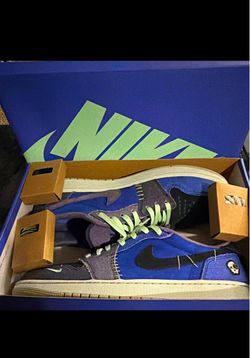 Air Jordan 1 Retro Low OG Zion Williamson Voodoo Alt Size 12.5 CLEAN!