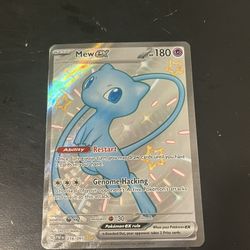 Pokemon Paldean Fates - Mew Ex 216/091 SIR (NM Cond.)