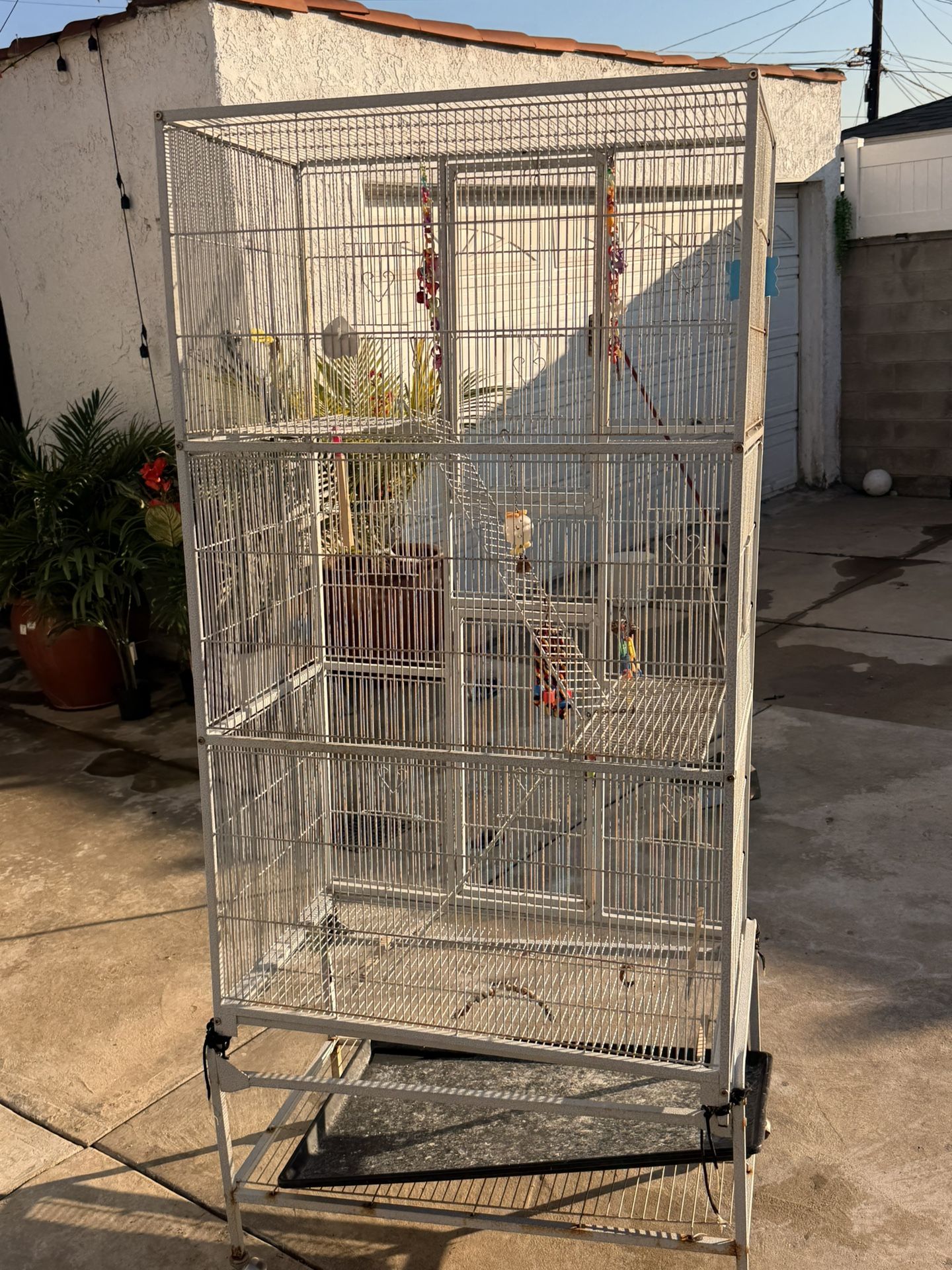Large Bird Cage 18x30x52 Inch 