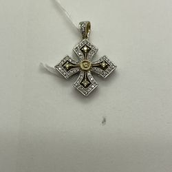 PENDANT 18KT WHITE GOLD, 1.00ctw NATURAL DIAMONDS, 4.6 GRAMS 