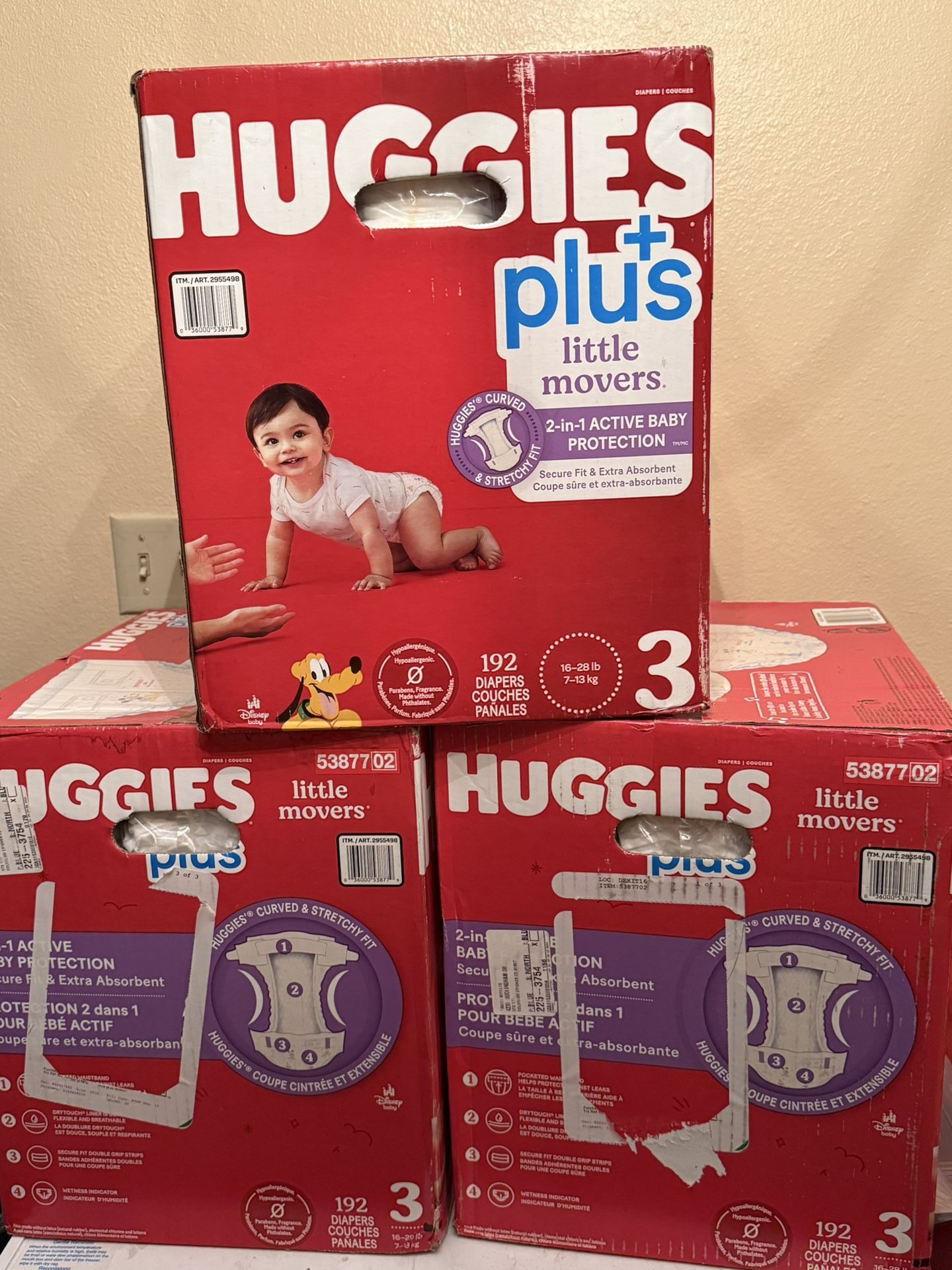 Huggies Plus Little Movers Size 3