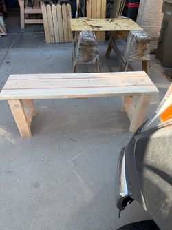 Handmade Wood Bench