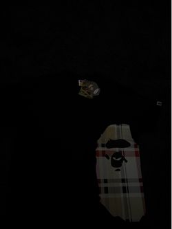 Bathing ape / Black burberry