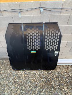 Van partition cargo bulkhead