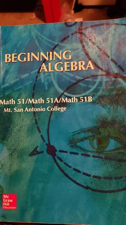 Beginning Algebra textbook (for Mt. SAC)