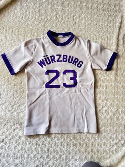 Vintage High school Basketball Jersey Germany Army Wuerzburg 23 Embroidered Sz S