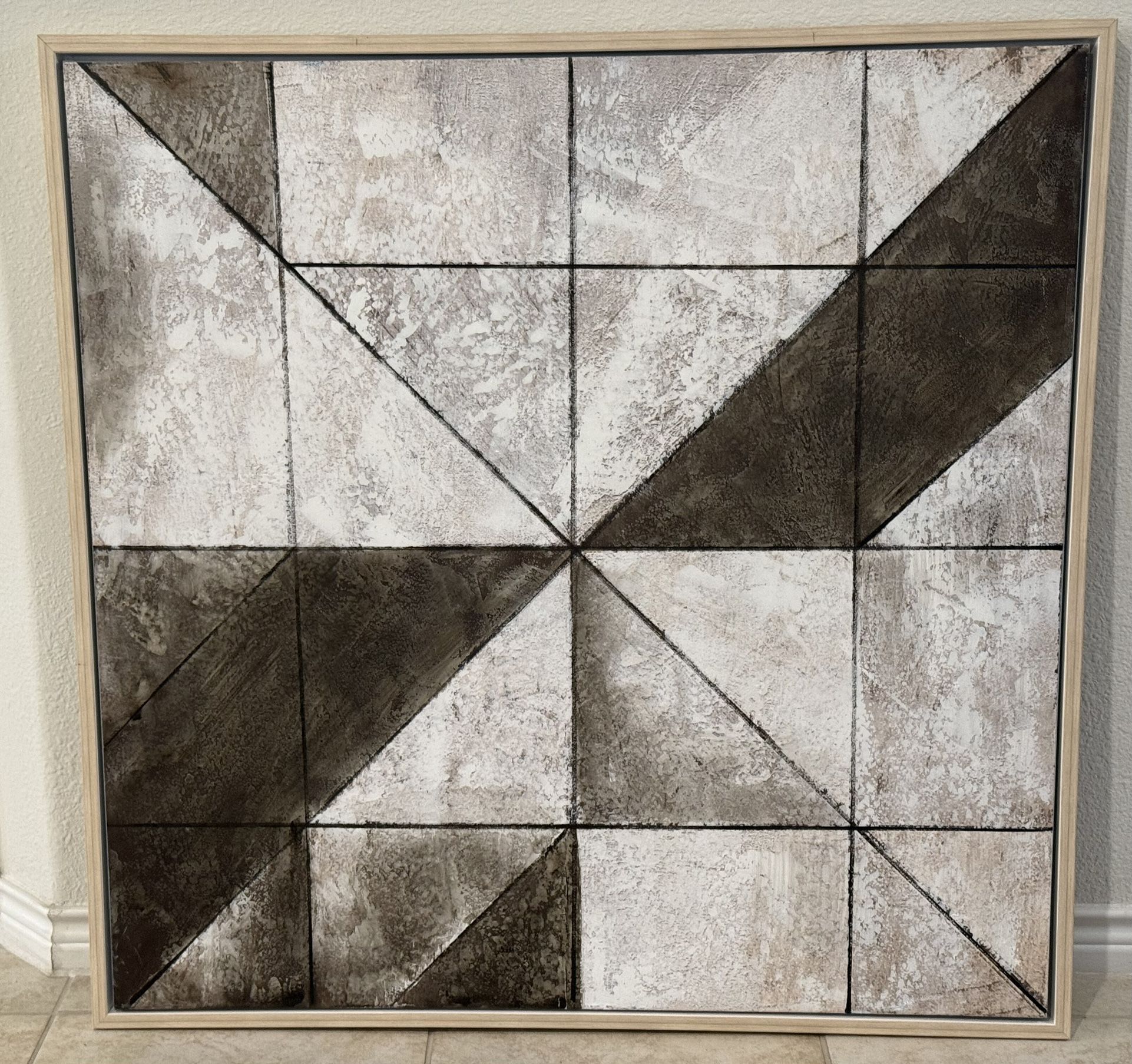 Wood Trimmed Home Wall Picture