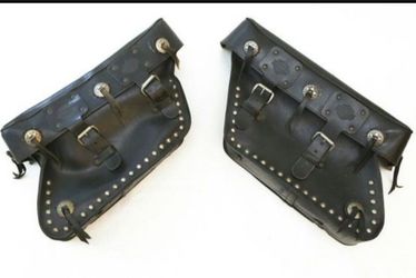 Harley Davidson Leather Saddlebags