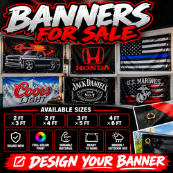 BANNERS FOR SALE