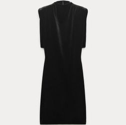 ZARA Black Velvet dress