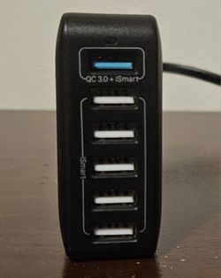 RAVPower 60W 6-USB ports Desktop Charger