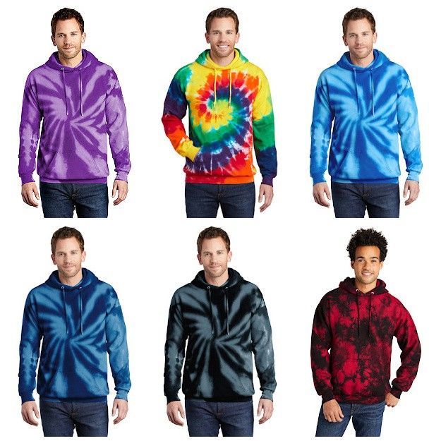 New Tie Dyed Hoodies