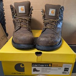 Carhartt Men's Steel Toe Work Boots Size 11.5 STYLE# CMW6274 WIDTH Medium. No Deliveries