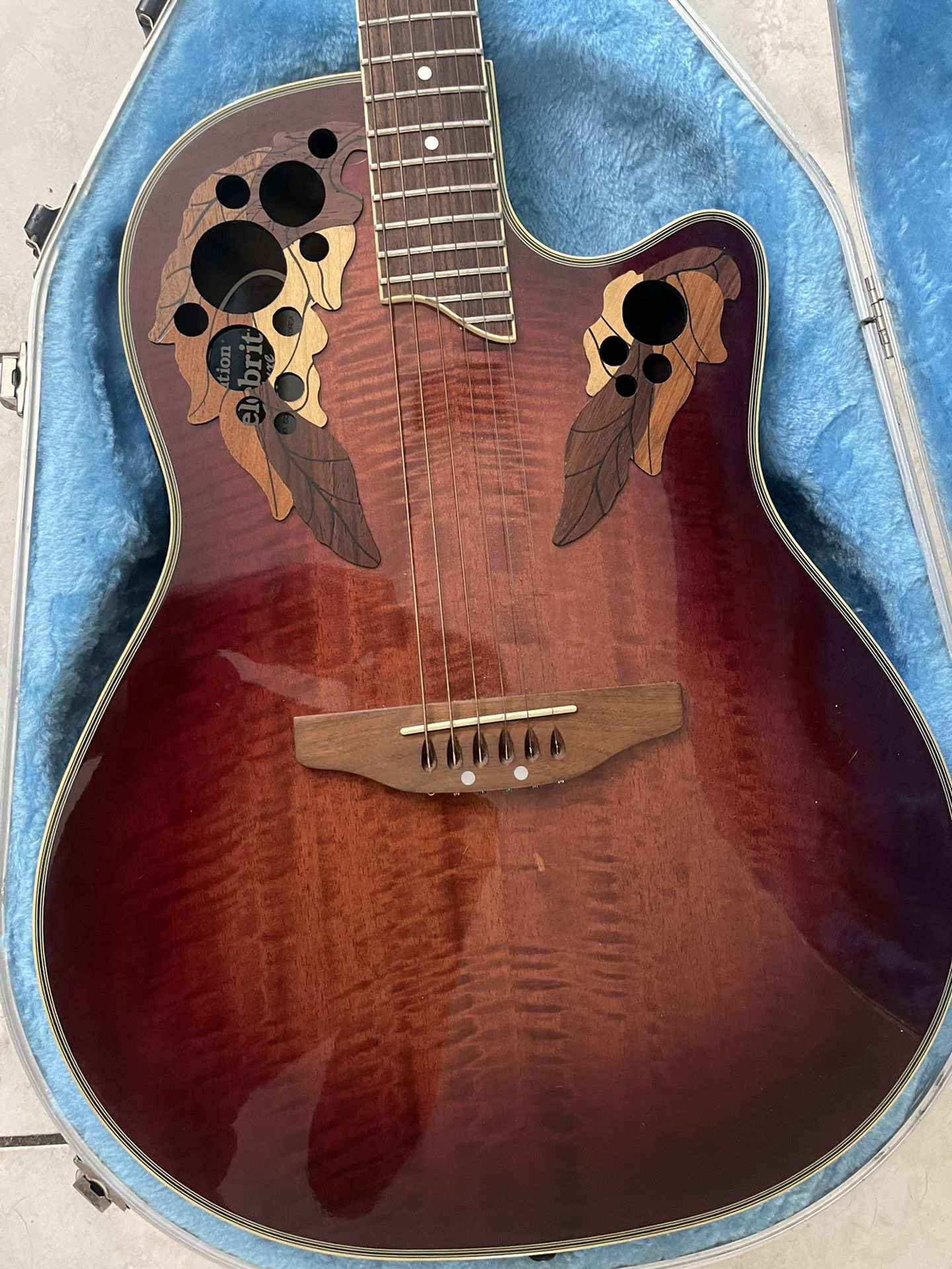 Ovation Celebrity Deluxe Guitar Model CC257 Acoustic Electric 