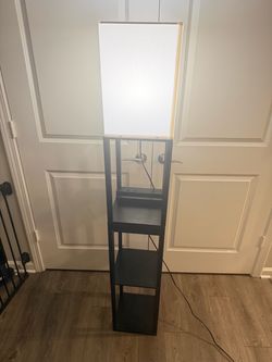 Bedside lamp with charging ports