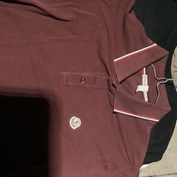 Moncler Logo Patch Polo Shirt