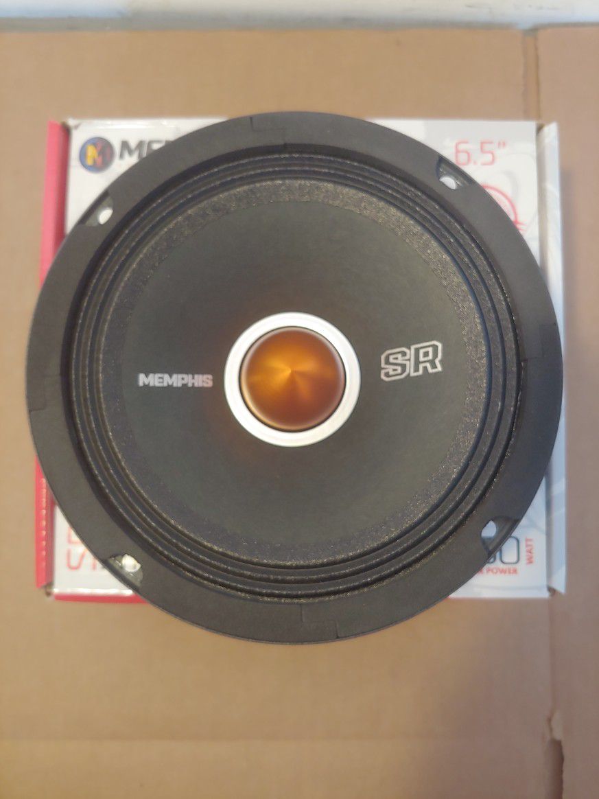 MEMPHIS 1 EACH 6.5" COMPONENT PRO SPEAKER 250 WATTS MAX POWER  HIGH EFFICIENCY MID RANGE ( BRAND NEW PRICE IS LOWEST INSTALL NOT AVAILABLE )