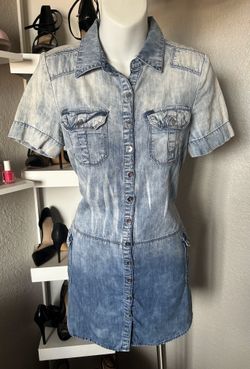 Denim BEBE Dress Size Small