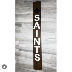 Saints door sign 