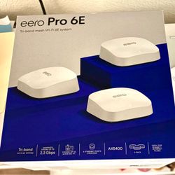 eero Pro 6E AX5400 3 pack
