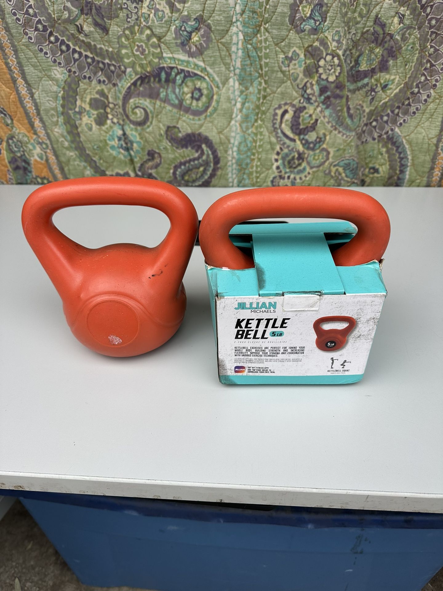 Pair Of 5 Pound Kettle Bells For Workouts, Women Or Men