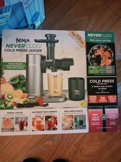 Ninja never clog cold press juicer
