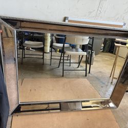 Large Antique Mirror