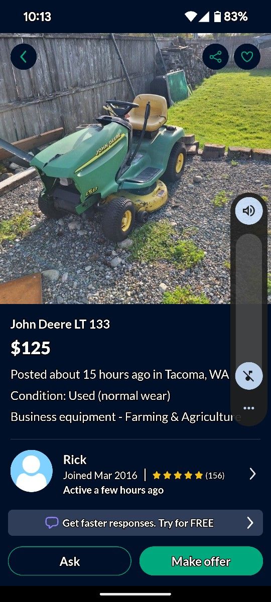 John Deere Mower Deck Lt Series