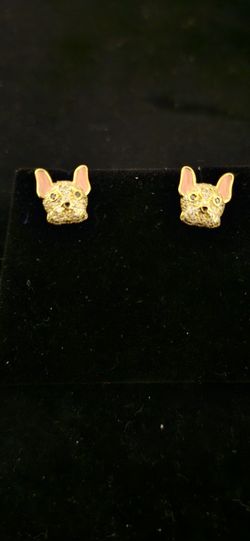 Mossinite Frenchi Earrings 
