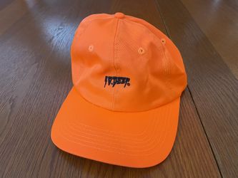 10.Deep Sound & Fury Adjustable Hat Polyester Neon Orange  New in Plastic